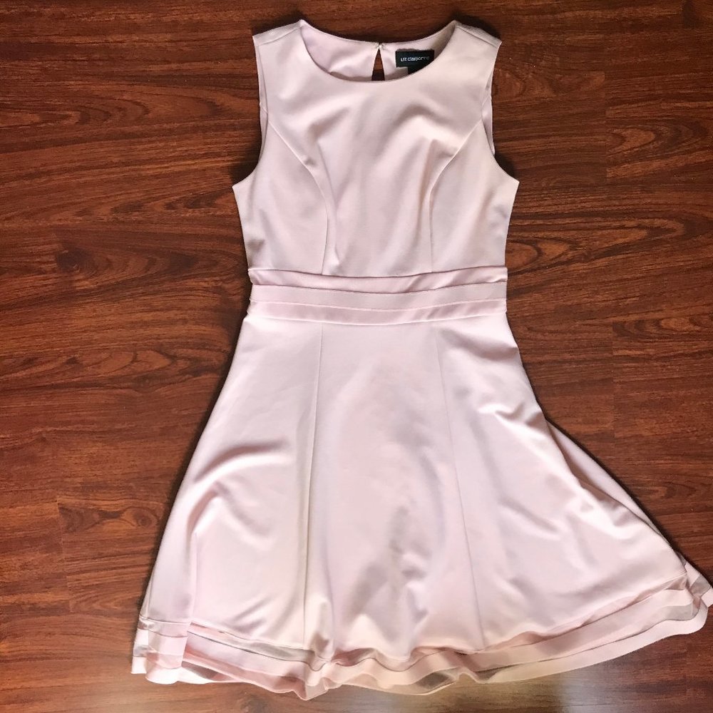Liz Claiborne Sleeveless Cute Pink Formal Dress